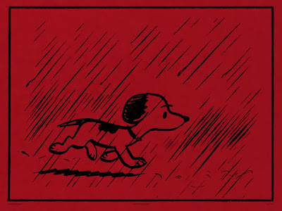 San Diego Comic-Con 2022 Exclusive Peanuts Rain Themed Screen Prints by Charles Schulz x Mondo