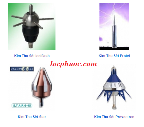 Một số loại kim thu sét