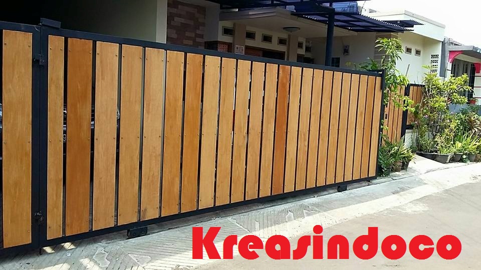 Jasa Pintu  Besi  Kombinasi Kayu  Kamper di Depok