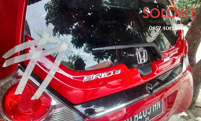 ducktail plastik honda brio