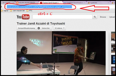 langsung ke you tubenya