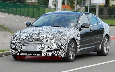 2011 Jaguar XF gets facelift XJ headlights