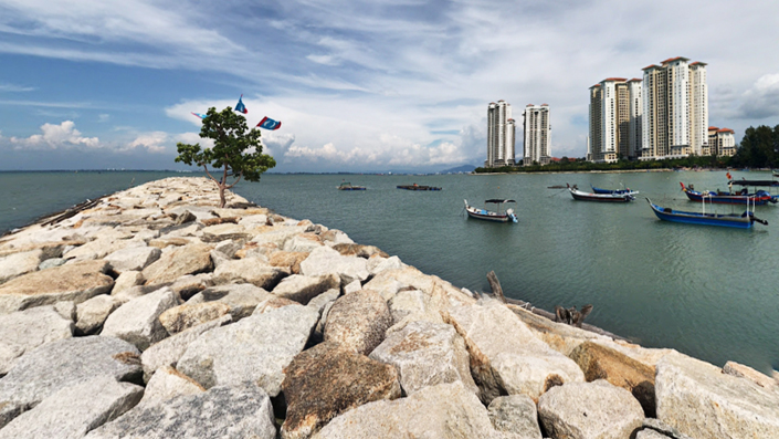 Tanjung Tokong Wave Breaker Penang