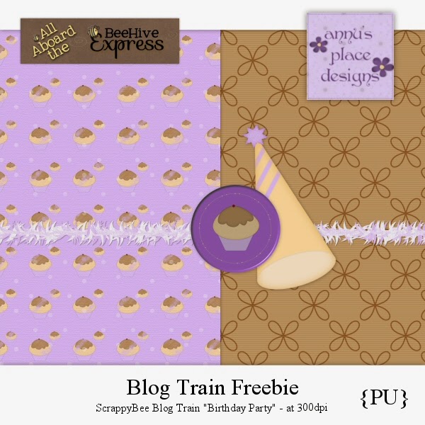 ScrappyBee Blog Train