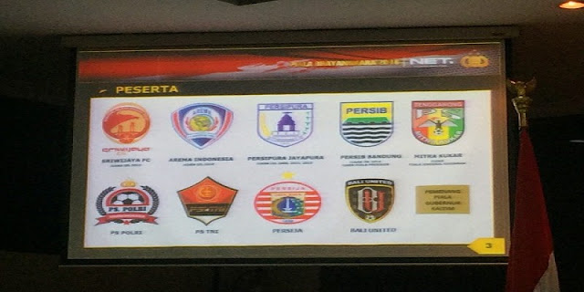 Peserta Turnamen Piala Bhayangkara 2016