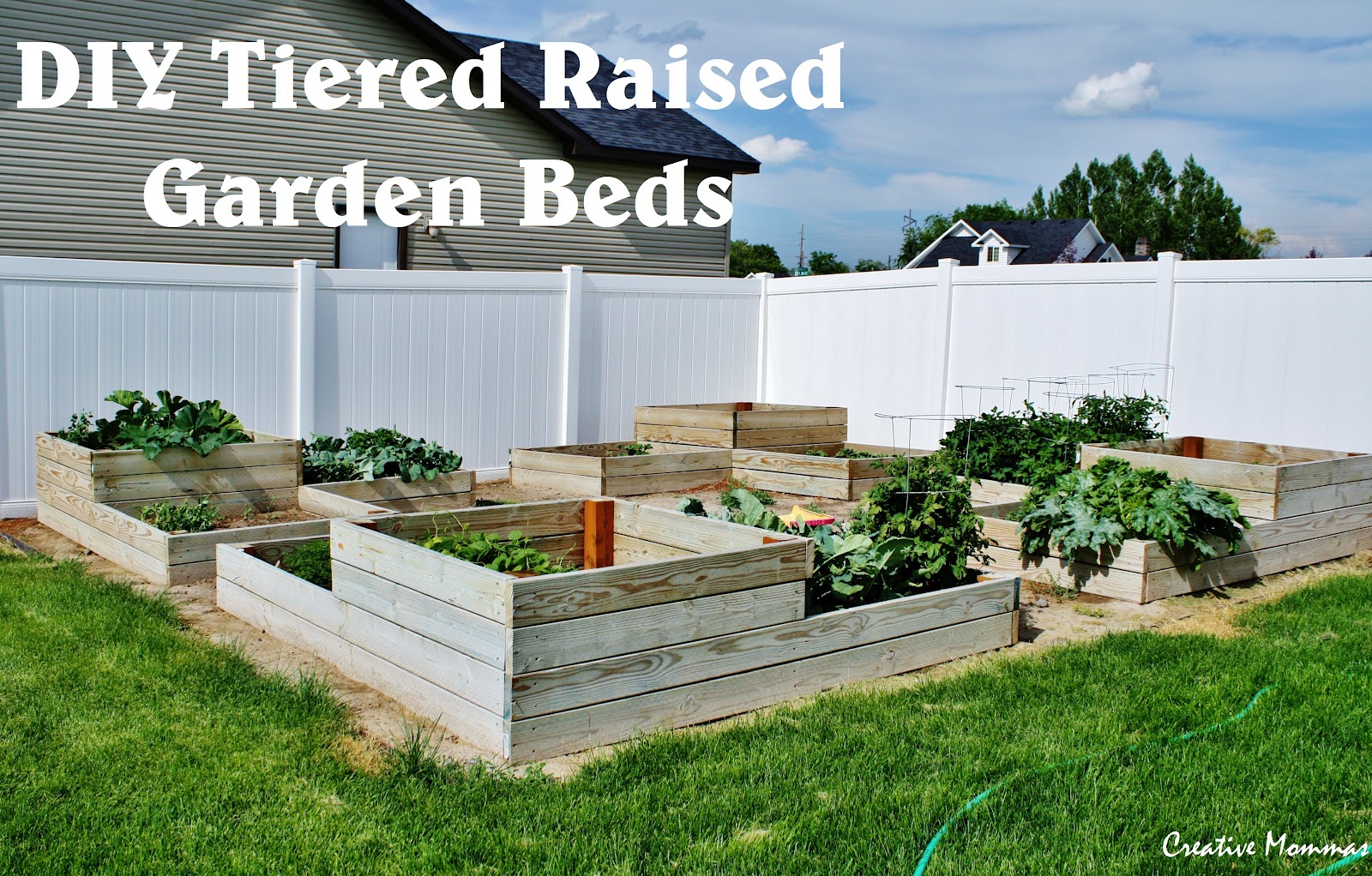 Creative Mommas: DIY Tiered Raised Garden Beds