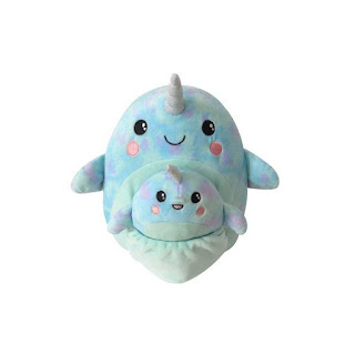 Squishmallows 20cm Soft Toy – Elina the Narwhal from The Entertainer