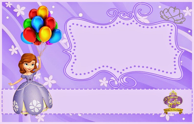 Sofia The First Free Printable Invitations Or Photo Frames Oh My Fiesta In English