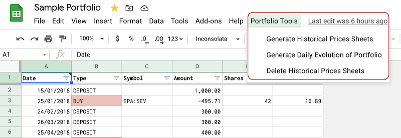 Add new item to menu bar of the Google Sheets