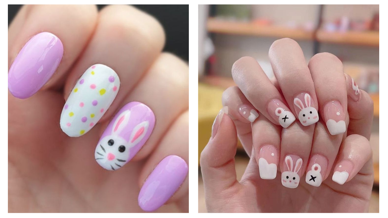 Easter Nail Art Designs, Easter, Nails, Easter Nail Ideas, DIY Easter Nails, Egg Nail, Bunny Nail