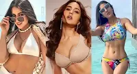 sara ali khan cleavage bikini sexy body bold pics
