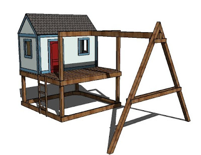 PDF DIY Playhouse Plans With Swing Set Download popular mechanics 