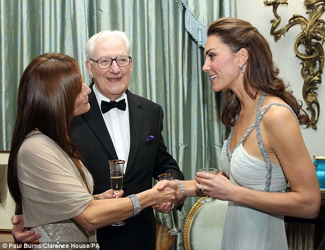 Kate Middleton Stuns In Amanda Wakeley Dress Posted by BritishCelebStyle at 