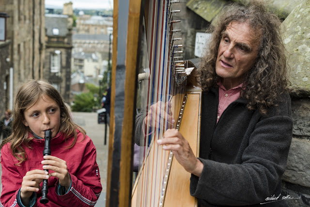 Harp and Flute at Edinburgh castle - 1, photo by Milind Sathe (www.milind-sathe.com)