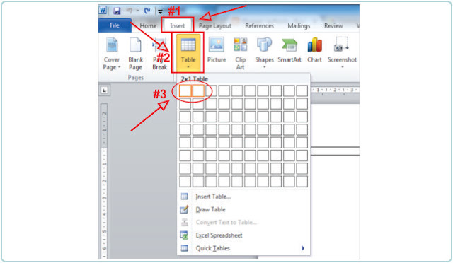 Cara Membuat Kwitansi Di MS Word