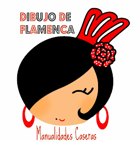 Manualidades Caseras Faciles diseño del logo de manualidades caseras vestido de flamenca