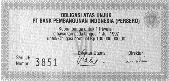 Contoh Surat Utang Obligasi Contoh Surat