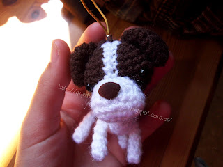 Perro amigurumi