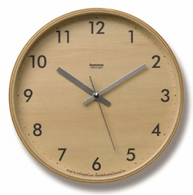 round plywood wall clock