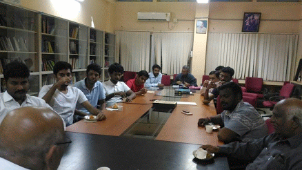 Interactive session with T K Rangarajan MP at IIT Madras organised by ezine PreSense