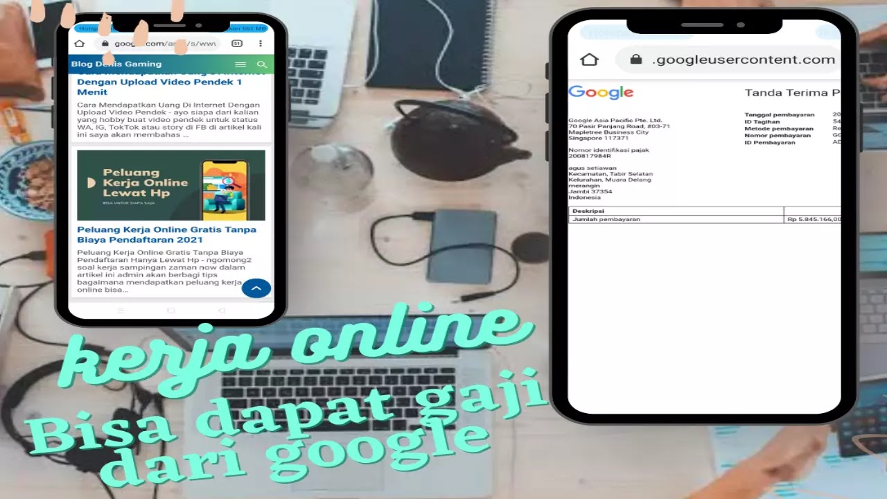 Kerja Sampingan Online Gaji 5 Juta Perbulan Dari Google 2021