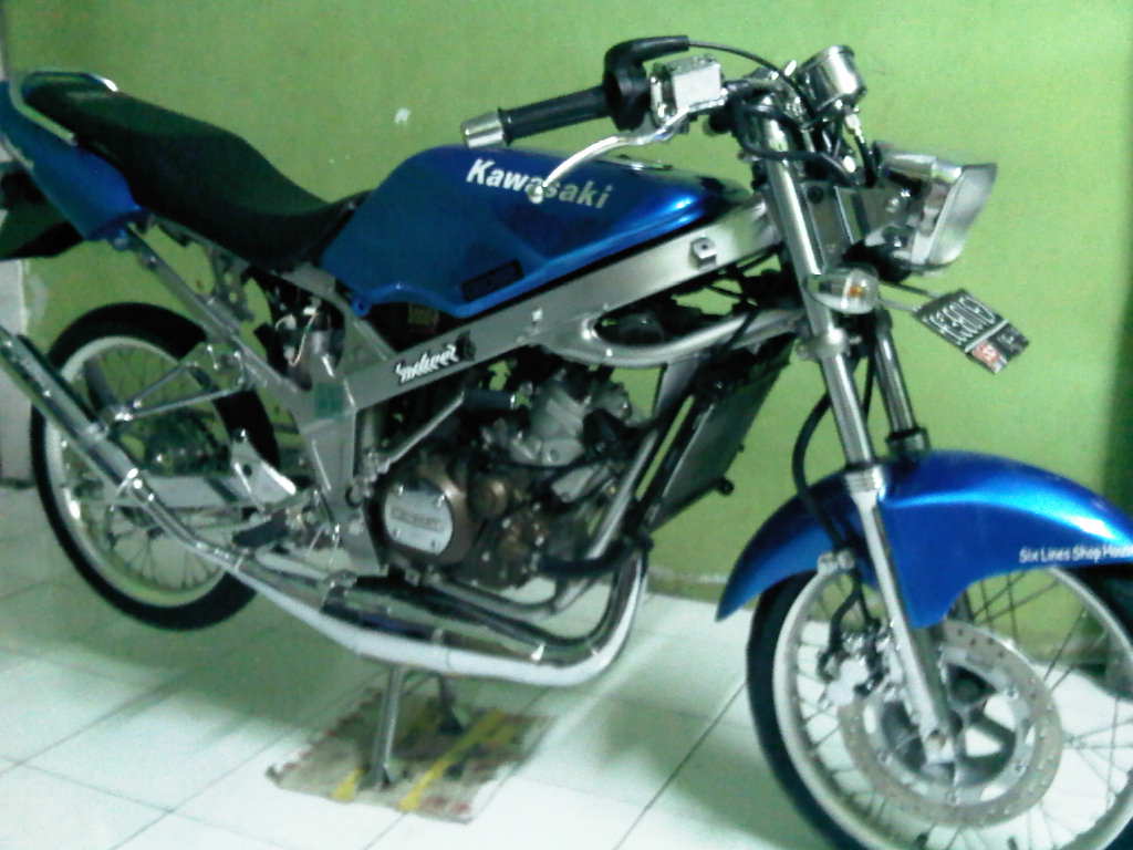 Download Kumpulan Modifikasi Motor Ninja R Biru Terlengkap Obeng