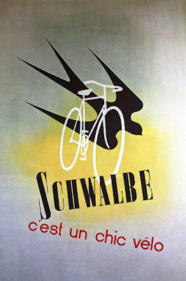 Schwalbe 1930s bike poster