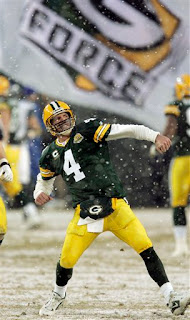 Brett Favre played like a kid again