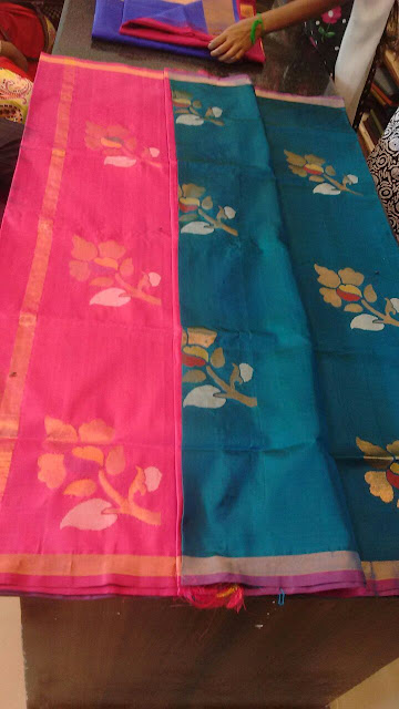 Uppada Jamdhani Silk sarees,