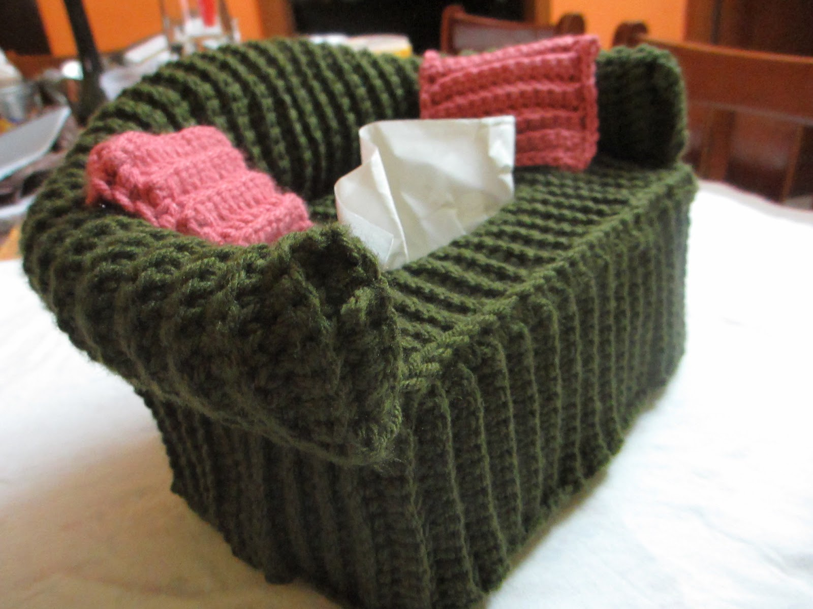 Vector Gaming: Crochet Tissue Box Cover