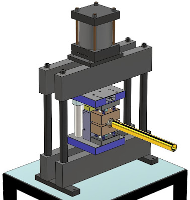 Hydraulic powered pillar punch press