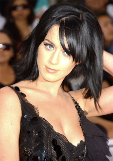Katy Perry Medium Layered Hairstyle
