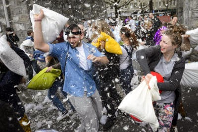 Switzerland Pillow Fight