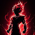 Super saiyan red wallpaper hd 4k