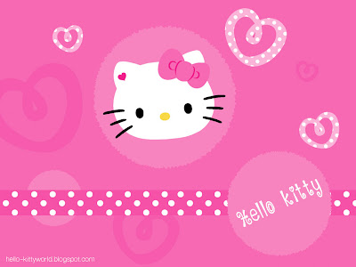 Free Hello Kitty-Pink Wallpeper - Hello Kittypink Wallpeper-Kitty-Pink