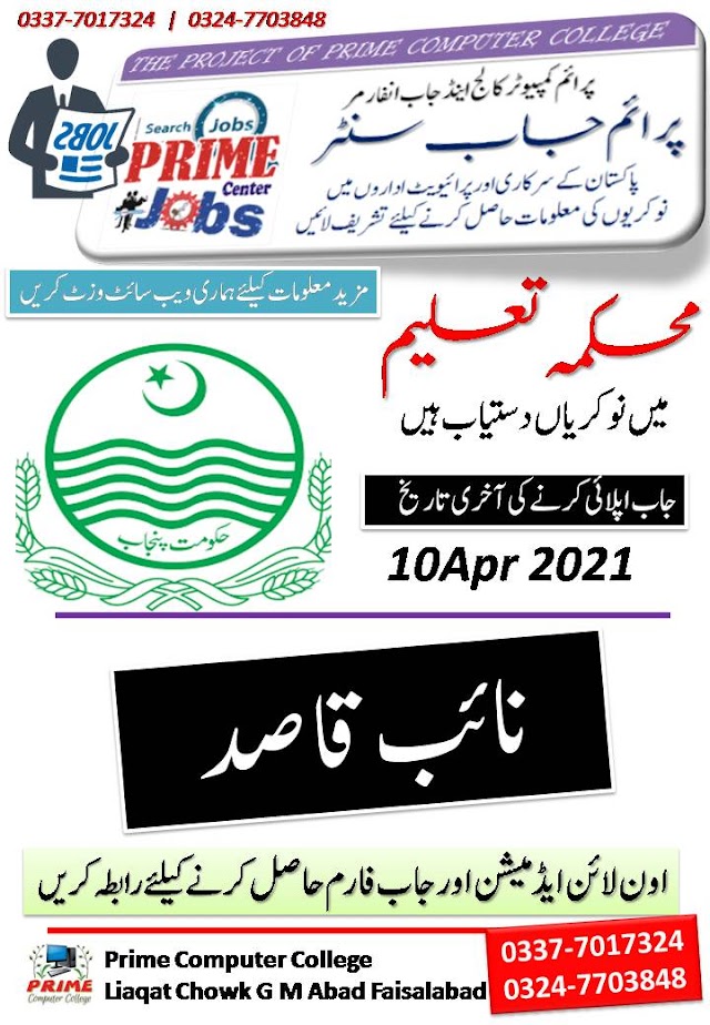 District Education Authority Faisalabad Jobs 2021