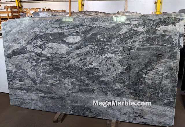 Bardiglio Nuvolato Polished Marble Slab