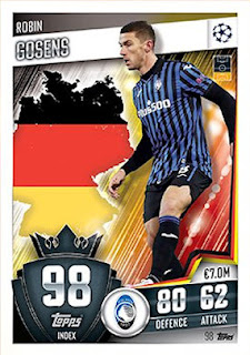 Topps Match Attax '101' 2020-2021 Atalanta BC Set