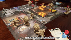 DOOM board game review game set up