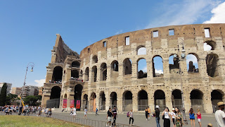 O belo Coliseu de Roma Itália