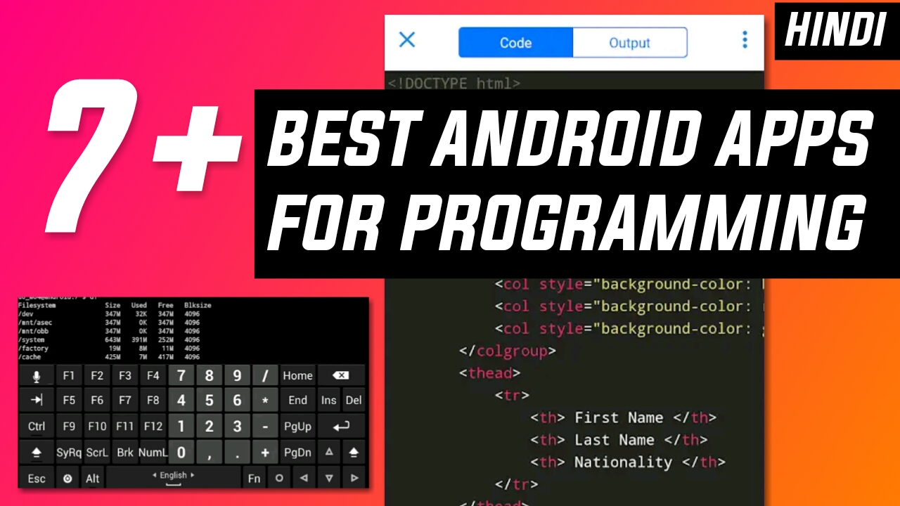Best apps for programming