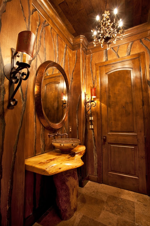 Rustic Bathroom Design Idea