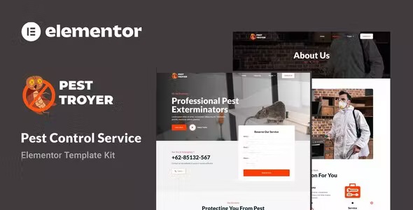 Best Pest Control Service Elementor Template Kit