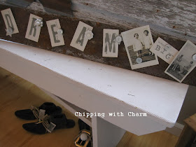 Chipping with Charm:  Old Tool Photo/Memo Holder...http://www.chippingwithcharm.blogspot.com/