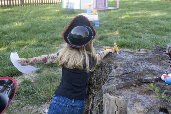 Reading the map to find the hidden treasure