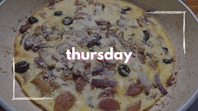 Thursday - Omelet Pizza