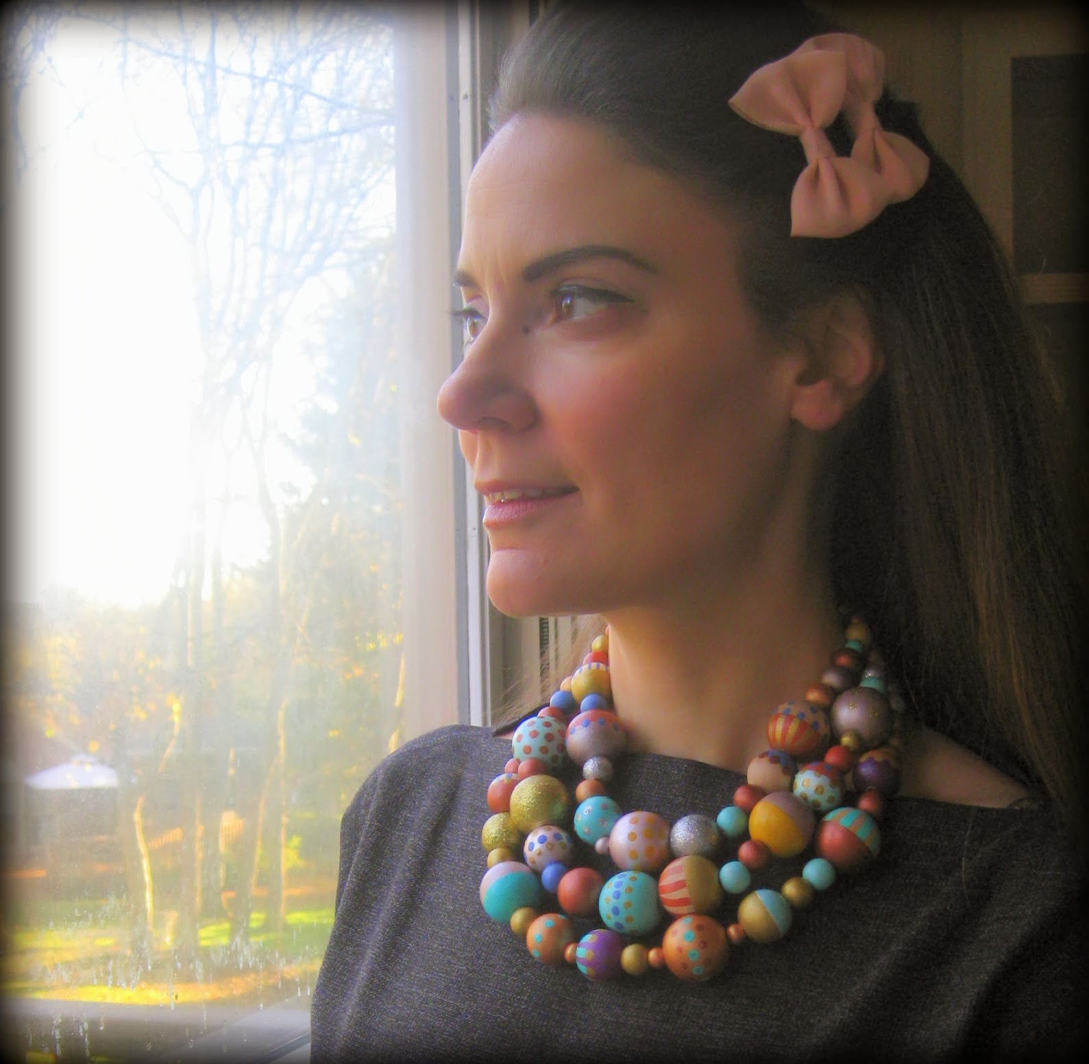 Victoria Three Strand Beaded Necklace – KMM Collective