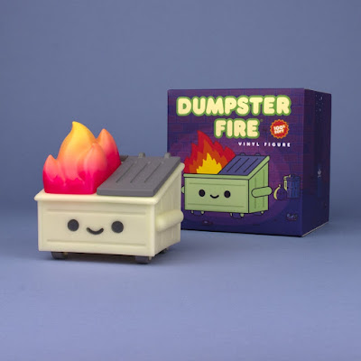 Dumpster Fire️ OG Glow Edition Vinyl Figure by 100% Soft