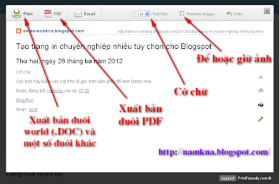 Các tạo nuets in bài viết cho blogspot - by: http://namkna.blogspot.com/