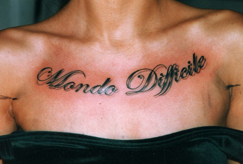 Tattoo letters are indeed a very popular form of tattooing today